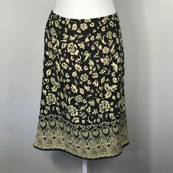 Danny & Nicole Blazer & Skirt Classy Beige & Black Outfit Suit Set ~ Sz 10P - Picture 2 of 9